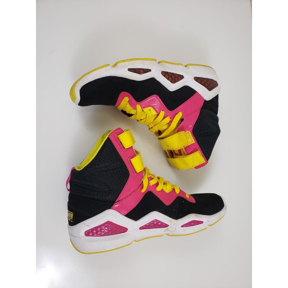 Reebok Hexalite Chi Kaze Womens Shoes Size 7.5 High Top Retro Sneaker Yellow